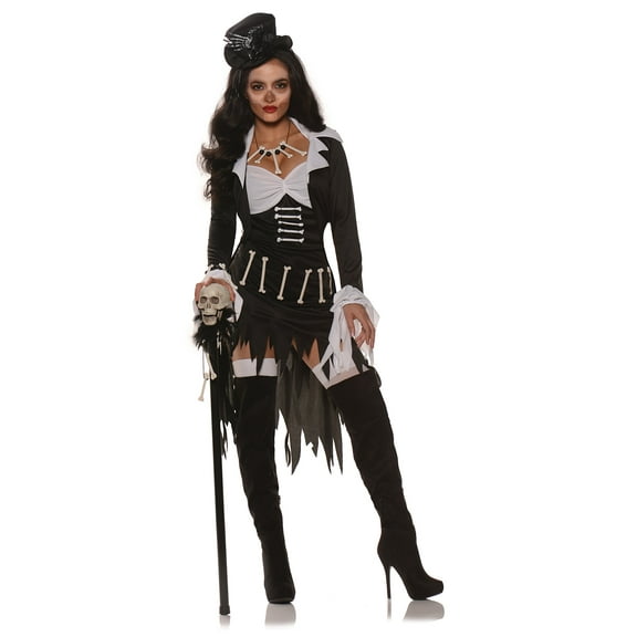 UNDERWRAPS Women's Sexy Witch Doctor Costume - Halloween Dress Up for Adults, Outfit for Themed Events, LARP Costumes, Cosplay Costumes
