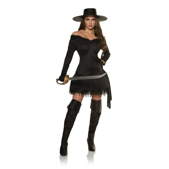UNDERWRAPS Womens Sexy Outlaw Outfit - Halloween Costumes for Girls, Cosplay Dress Up, Fashion Outfits for Women, Womens Cute Costume