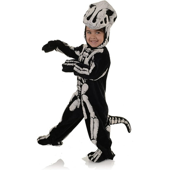 Prehistoric Dinosaur Skeleton T-Rex Costume Child's XL 4-6