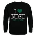 thumbnail image 1 of UNDS I Love Crewneck T-Shirt, Black - Large, 1 of 1