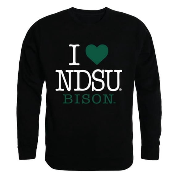 UNDS I Love Crewneck T-Shirt, Black - Medium