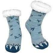 UNEEI Men's Fuzzy Slipper Socks with Grippers,Winter Warm Cozy Thick Fuzzy Indoor Fluffy Home Socks, Thick Comfy Non Slip Gift Socks