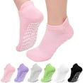 thumbnail image 1 of UNEEI Non-Slip Grip Socks for Women Men, 6 Pair Cotton Non Slip Socks for Yoga, Pilates, Ballet, Hospital, Anti-Skid, Breathable, 1 of 7