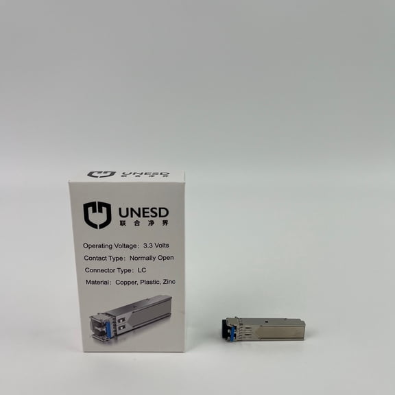 UNESD Transceivers,1.25G Single Mode SFP LC Module, 1000Base-LX/LH Fiber Transceiver for Cisco GLC-LH-SMD, Meraki, Ubiquit UniFi, TP-Link, Mikrotik and More