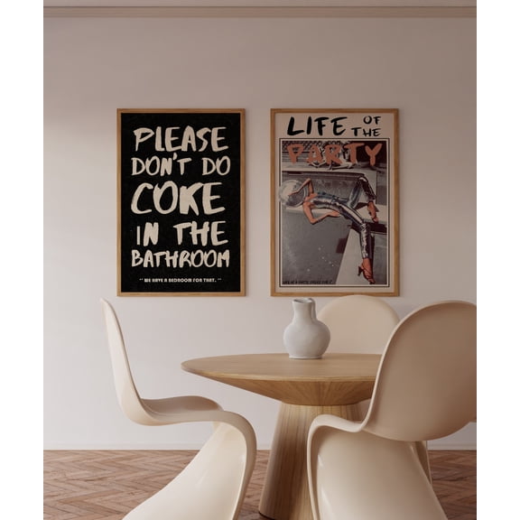 UNFFRAMED Black Set Of 2, 70S Disco Ball Print, Psychedelic Poster, Y2K Poster, Psychedelic Art, Trippy Art, Retro, Modern Wall Decor Set 2 Prints 16x24