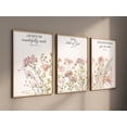 thumbnail image 1 of UNFFRAMED Boho Nursery Wall Art, Wildflower Nursery Decor, Floral Nursery, Girl Nursery Decor, Vintage Flower Nursery, Bible Verse, Christian Wall Art #22 Set 3 Prints 20x30, 1 of 3