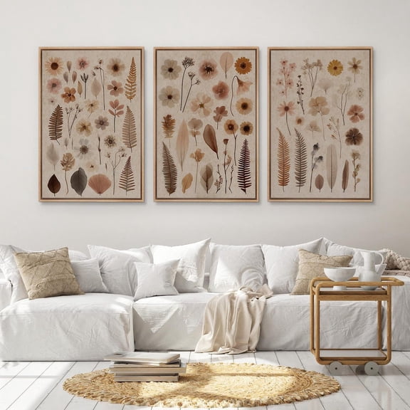 pressed-flower-wall-art-for-home-decor-in-neutral-and-floral-styles