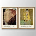thumbnail image 1 of UNFFRAMED Gustav Klimt Art Print Set, The Kiss, Danae, Art Nouveau Bedroom Decor Set 2 Prints 16x24, 1 of 3