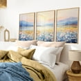 thumbnail image 1 of Luvia Landscape Triptych Set Of 3, Mountains & Wildflower Meadow Sunset, Nature Print, Modern Wall Decor Set 3 Prints 20x30 UNFRAMED, 1 of 3