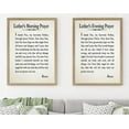 thumbnail image 1 of Luvia Luther'S Morning Prayer And Luther'S Evening Prayer Prints Set Of 2 Prayers, Modern Wall Decor Set 2 Prints 8x12 UNFRAMED, 1 of 3