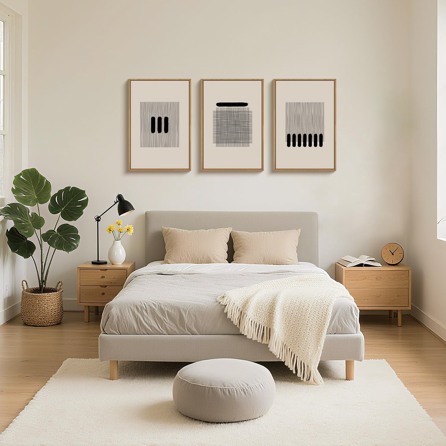 UNFFRAMED Luvia Set of 3 Inspirational Poster, Minimalist Abstract ...