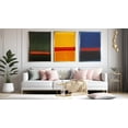 thumbnail image 1 of UNFFRAMED Mark Rothko Set Of 3, Poster Art Reproduction, Blue And Green Mix Rothko Reproduction, Abstract Wall Art, Modern Minimal Art Set 3 Prints 16x24, 1 of 3