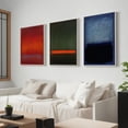 thumbnail image 1 of UNFFRAMED Mark Rothko Set Of 3, Poster Art Reproduction, Green And Red Mix Rothko Reproduction, Abstract Wall Art, Modern Minimal Art Set 3 Prints 16x24, 1 of 3