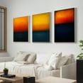 thumbnail image 1 of UNFFRAMED Mark Rothko Set, Abstract Sunset Wall Art, Ready To Hang Triptych, Bold For Modern Home Decor Set 3 Prints 20x30, 1 of 3