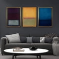 thumbnail image 1 of UNFFRAMED Mark Rothko Set No 25 No 31 No 36, Moody Abstract Color Field Triptych, Ready To Hang, For Modern Art Spaces Set 3 Prints 16x24, 1 of 3