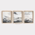 thumbnail image 1 of UNFFRAMED Modern Abstract Neutral Gray And Taupe Set Of Three, Neutral Living Room Wall Decor, Atmospheric Art Set 3 Prints 16x24, 1 of 3