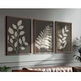 thumbnail image 1 of Luvia Neutral Botanical Print Set Of 3, Flower Boho Gallery Beige Botanical, Floral Art, Modern Wall Decor Set 3 Prints 8x12 UNFRAMED, 1 of 3