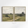 thumbnail image 1 of UNFFRAMED Neutral Country 2 Pieces Wall Art, Vintage Fields Landscape Set Split Posters, Countryside, Rustic Farmhouse Decor Set 2 Prints 16x24, 1 of 3
