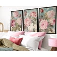 thumbnail image 1 of Luvia Rose Art Vintage Flower Art, French Farmhousetyle Floral, Set Of 3, Pink And Red Roses, Flower, Modern Wall Decor Set 3 Prints 16x24 UNFRAMED, 1 of 3