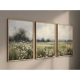 thumbnail image 1 of UNFFRAMED Set Of 3 Landscape Poster Set, 3 Piece Vintage Farmhouse Wall Art, Wildflower Field Triptych Gallery Wall, Home Decor, Set 3 Prints 16x24, 1 of 3