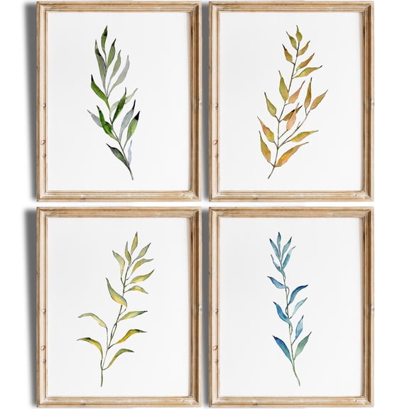 UNFFRAMED Willow Branches Art Posters Set Set 4 Prints 20x30