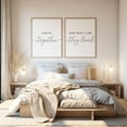 thumbnail image 1 of UNFFRAMED And so together they built a life they loved,Printable bedroom signs,Decor for bedroom,Prints for couples,Sign for above bed,Love quote,Set Set 2 Prints 16x24, 1 of 3