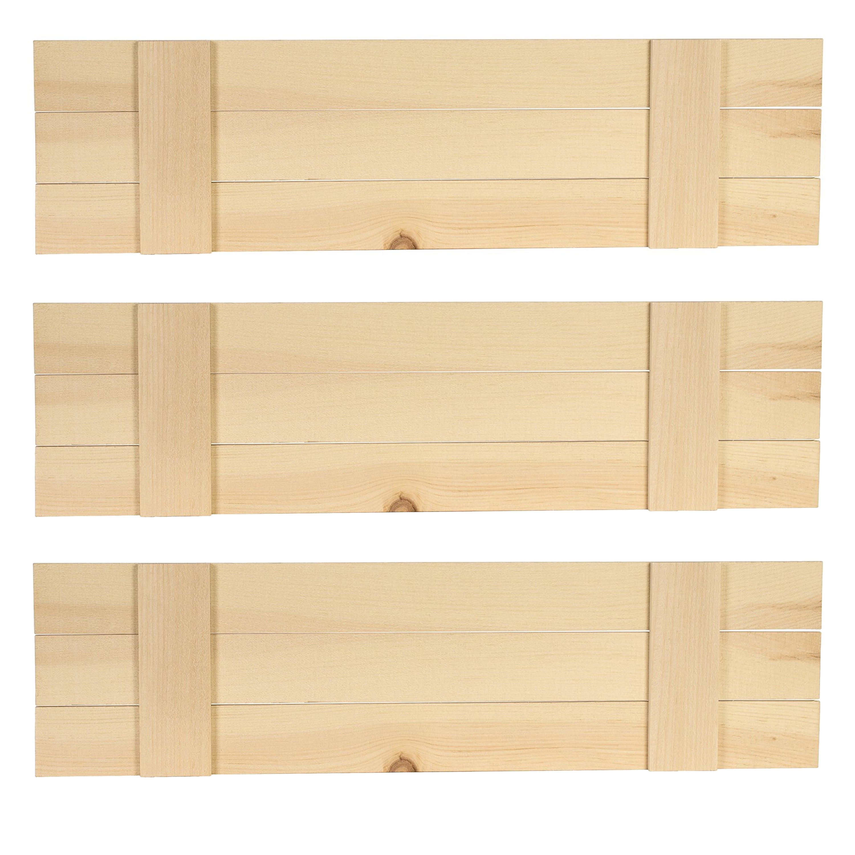 Foggy Bottom Woodworks LLC Unfinished Rustic Pallet , 3 - PACK