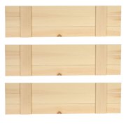 Foggy Bottom Woodworks LLC Unfinished Rustic Pallet , 3 - PACK
