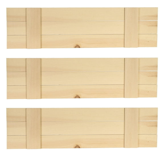 Foggy Bottom Woodworks LLC Unfinished Rustic Pallet , 3 - PACK