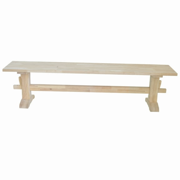 UNFINISHED TRESTLE BENCH-72