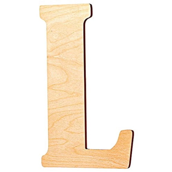 UNFINISHEDWOODCO 23-Inch 23in Vintage Wood, Unfinished Letter L