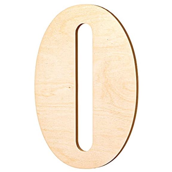 23 In. Letter O, Unfinished Vintage Wood Letter (O)