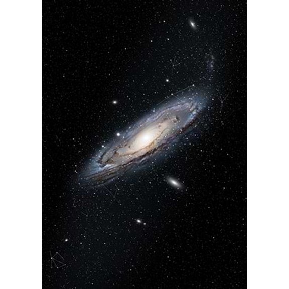 [UNFRAMED] Andromeda Space Wall Art - Cosmic Home Decor