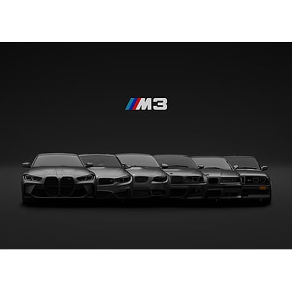 [UNFRAMED] BMW M3 Evolution Wall Art Print