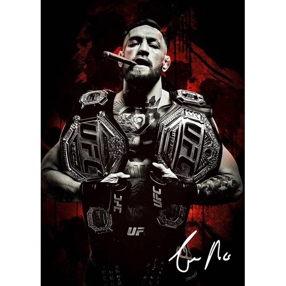 [UNFRAMED] Conor McGregor UFC Champion Wall Art