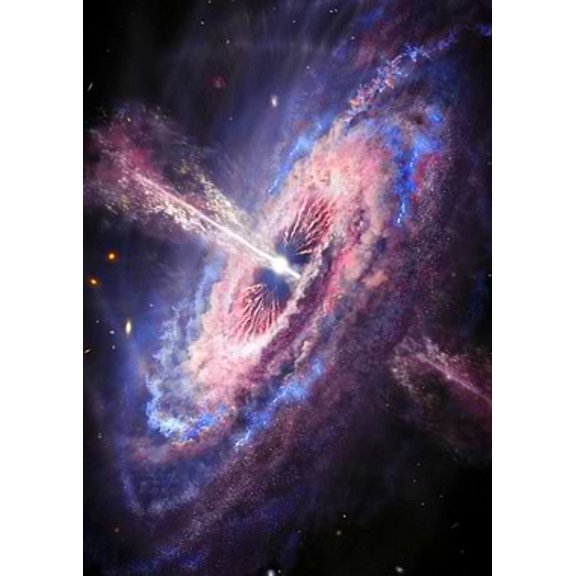 [UNFRAMED] Cosmic Supernova Explosion Wall Art Print - Futuristic Space Decor