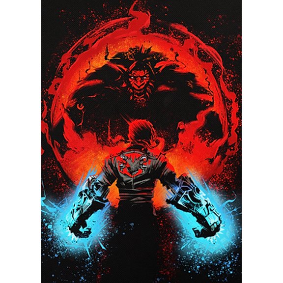 [UNFRAMED] Devil May Cry Inspired Wall Art