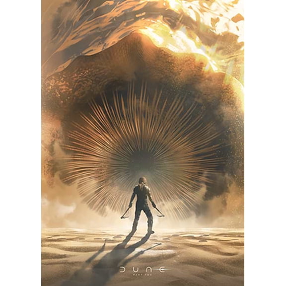 [UNFRAMED] Dune Part Two Worm Rider Sci-Fi Epic Movie Poster Wall Art