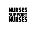 thumbnail image 1 of [UNFRAMED] Nurses Support Nurses Text Wall Art Decor, 1 of 3