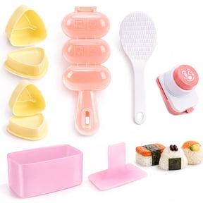 FUNGYAND 6-Cavity Onigiri Mold Musubi Press Maker Kit (6 Count)