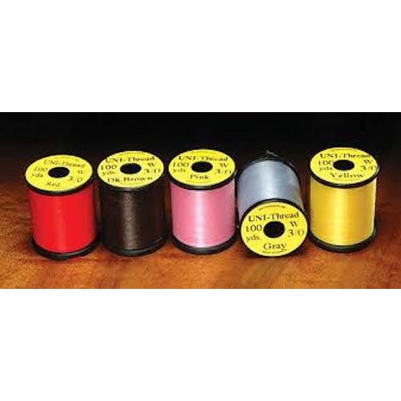 UNI 3/0 WAXED THREAD FLUORESCENT CHARTREUSE #127 - Fly Tying