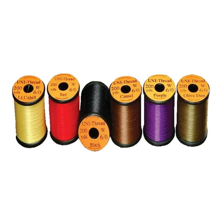product image of UNI 6/0 WAXED THREAD LT. OLIVE - Fly Tying