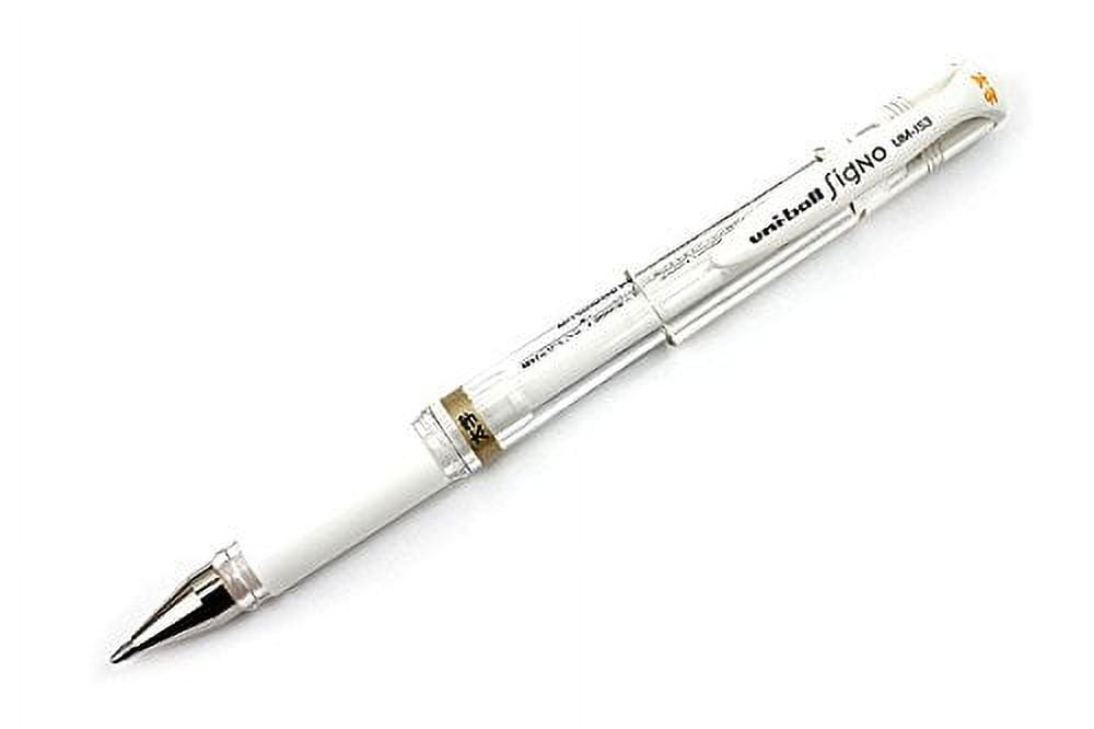 Uniball Signo Gel Pen UM-100 White 5Pcs