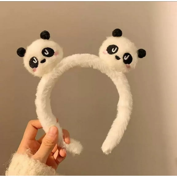 UNI Cartoon Plush Hairband Furry Animal Headband Cosplay Costume Christmas Party Lovely Headdress Adult Kids Funny Headpiece