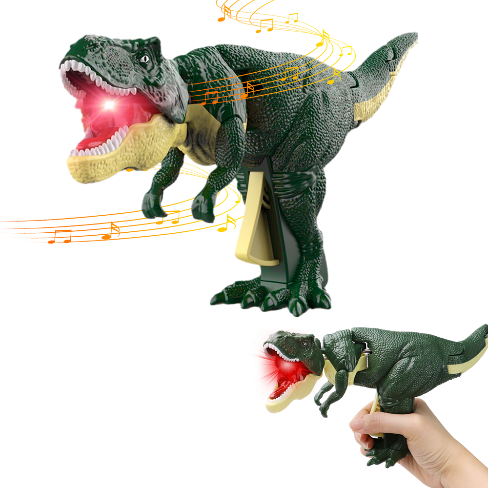 UNI Dinosaur Toys Trigger The T Rex Chomper Toys with Sound and Light