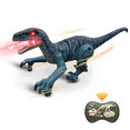 UNI Realistic Remote Control Dinosaur Velociraptor Toys,RC Walking with