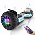 thumbnail image 1 of UNI-SUN Off-Road Hoverboard, 265 lbs Weight Limit, Bluetooth Speaker, 8.5 Inch Wheels, 1 of 8