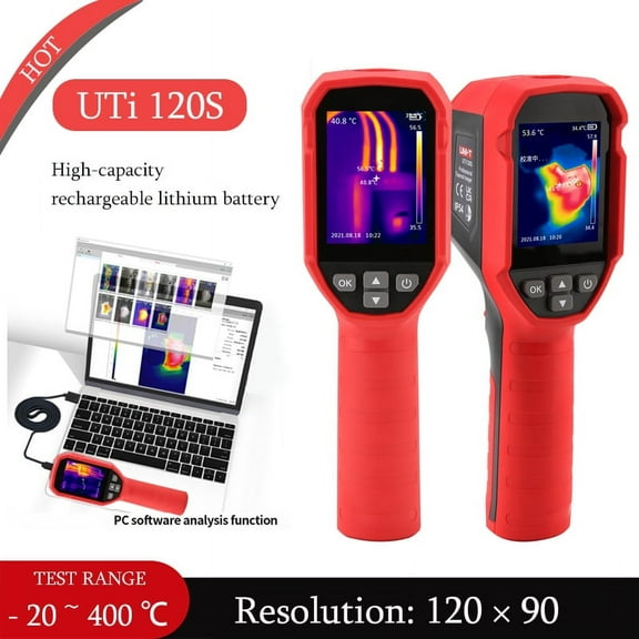UNI-T Infrared Thermal Imager UTi120S Thermal Camera for Electronics Circuit Board Industrial Testing Digital Thermometer -20~400
