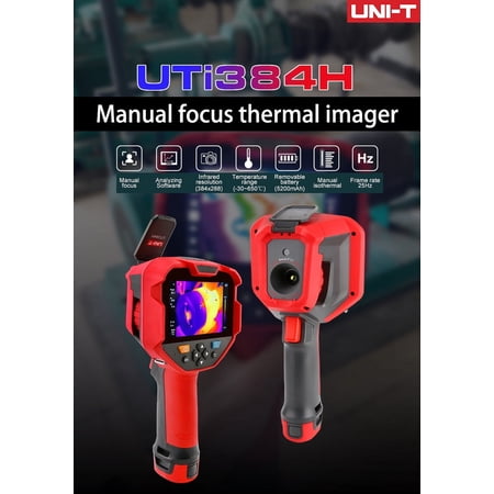 UNI-T Thermal Imager UTI384H 384X288 Pixels Thermographic Camera Professional Manual Focus Infrared Thermal Camera For Repair