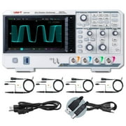 UNI-T UPO1104 DSO Ultra Phosphor Digital Oscilloscope 100MHz 4 Channels 2 GSa/s 56 Mpts Memory Depth 500,000 wfm/s 7 Inch Display Fast Acquire 1 Mpts FFT Points